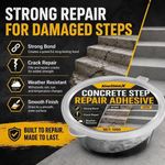 Concrete Step Repair Adhesive, Heavy Duty Concrete Repair Adhesive