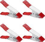  4''/6" 8X/16X Large Market Stall Durable Metal Spring Clamps Clips Rubber Grip
