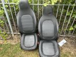 Smart Car 453 Original Black Leather Seats with White Stitching Full Set