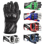 RST Stunt III Mens Motorcycle Gloves Short Leather Motorbike Sports Bike Glove