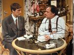 David Jason & Nicholas Lyndhurst 16x12" Hand Signed Photo + COA & PSA QO Card
