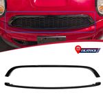 2x Front Hood Grille Surround Molding Black For Mini Cooper R55 R56 R57 R58 R59