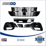 VW TRANSPORTER T 6.1 GLOSS BLACK MAIN GRILLE UPPER AND LOWER SET 2020-2024