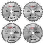 Saxton 165mm TCT Circular Saw Blade Wood fits Makita Bosch Dewalt etc