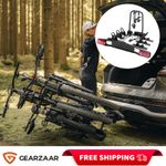 Car Electric Rear Bike Rack 3 Bicycle E Bike Carrier Tow Bar Foldable Lockable