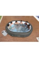 Lay-Z-Spa Mauritius AirJet Hot Tub 5 - 7 Person 180 Jets Inflatable Spa 1370L