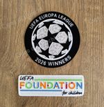 2026-2027 Champions League Starball Aston Villa Europa League Winner Patch Badge