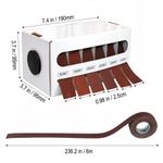 80-600 Grit Sandpaper Emery Cloth Roll Abrasive Sandpaper Roll with Dispenser