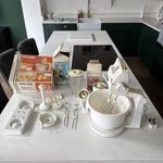 AKA Electric Mixer RG28 Kitchen Stand Mixer Liquidise Whisk Grinder Set Vintage