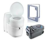 THETFORD C223CS CASSETTE TOILET & DOOR 3 WHITE (C220 CS) campervan motorhome 