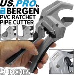 BERGEN 42mm Ratchet PVC Pipe Cutter Plastic Vinyl Tube Conduit Speedfit Cutting
