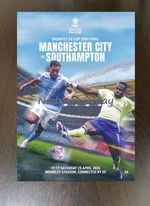 Manchester City v Southampton 2026 FA Cup Semi Final Programme April 25/04/26 vs