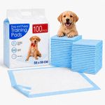 100 Large Puppy Training Trainer Train Pads Toilet Pee Wee Poo Dog Pet Cat Mats