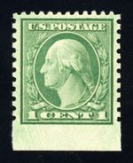 #538a, 1c Green, Error single, XF/Superb-OG-NH, vivid, 2024 PFC (grade 95, nh)