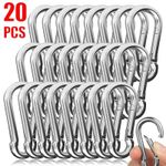 A4 Stainless steel carabiner snap spring hook clip 316 marine grade eyelet lock