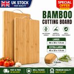 Extra Large Wooden Chopping Board Cutting Slicing Serving Platter Food Kitchen