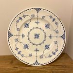 Denmark blue and white 10” dinner plate Furnivals Limited * display only*