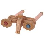 Outside Hot & Cold Garden Mixer Tap. Non Freezing Outdoor dog wash shower10"wall