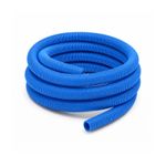 1.1" (38mm) Swimming Pool Flexible Vacuum Hose Blue 1.5m lengths