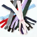 Invisible Zip Concealed Nylon Zipper Inch 12cm 14cm 16cm 18cm 20cm 22cm