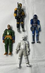 Star Wars Mandolorian Boba Fett TOBBI DALA Action Figure Lot Comic Pack