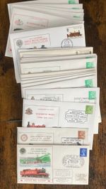 Railway cover collection of 38 Benham BR series official British Rail History