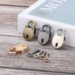 MINI TRAVEL PADLOCK Small 1 Key Lock Holiday Luggage Backpack Suitcase Zip