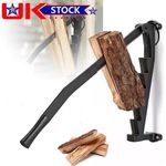 Wall Mounted Wooden Kindling Log Splitter Carbon Steel Manual Fire Wood Cutter