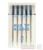 BLUE TIP SEWING MACHINE EMBROIDERY NEEDLES SIZE 75/11 Fits JANOME