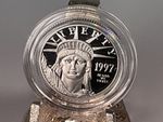 1997 W $25 American Platinum Eagle BU 1/4 Oz .25 Ounce