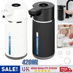 Automatic Soap Dispenser 420ml Touchless Electric Liquid Hand Soap Dispenser UK