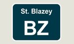 1x St Blazey Train Depot Sticker/Decal 100 x 77mm 