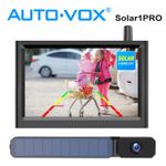 Solar Wireless Reversing Camera 5" Monitor Caravan Truck SUV Rear View Parking