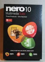 Nero Multimedia Suite 10 , Boxed With Serial Code. For Windows XP, Vista & 7