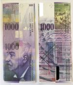 Swiss 1000 Franc Note (1997)