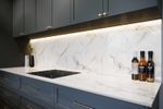 GREY AMBER MARBLE Compact Laminate Kitchen Worktop  6-12mm Not Chipboard