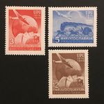 Yugoslavia 1949 complete set MNH ** UPU Sc#265-267