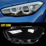 Left Passenger Side For BMW 1 Series F20 F21 Headlight Cover Lens 2015-19 LCI