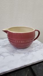 Le Creuset Stoneware Mixing Batter Bowl Kitchenware Round Burgundy 2ltr