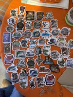 50 X DELUX Random FISHING BOX  DECALS, STICKERS FISHING DECALS FISHING