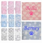 Personalised Pet Name Dog Blanket Puppy Scent Kitten Cat Bed Cover comforter
