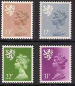 Scotland 1984 S39 13p S43 17p S48 22p S51 31p Perf 14 Type I MNH
