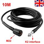 10M Replacement High Pressure Washer Hose M22 For Karcher K2 K3 K4 K5 K7 Washer