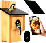 Solar Bird Box with Camera WiFi 5MP, Live View App, Night Vision, Motion Alerts