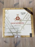 Montecristo Churchill 54 x 7 Cigar Box Mild Tobaccos Retro Very Collectible 