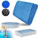 Pool Cover Floating PE Solar Pool Film Garden Pond Cover Protector vidaXL