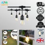 Outdoor LED Festoon Lights 48FT Waterproof IP65 for Garden Patio Events