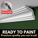 COVING CORNICE Wall Ceiling XPS HL80  Lightweight QUALITY 80mm x 80mm HOMEMERCE