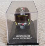 Valentino Rossi AGV 1:8 Replica Helmet Model Winter Testing 2007 #46 Case