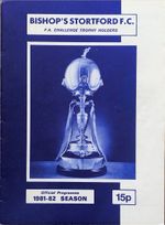 Bishop’s Stortford V Sutton United - 1981/82 FA Cup 1R - 21st November 1981